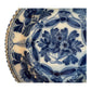 18th Century Ribbed Edge Cobalt Blue Delft Tin GLaze