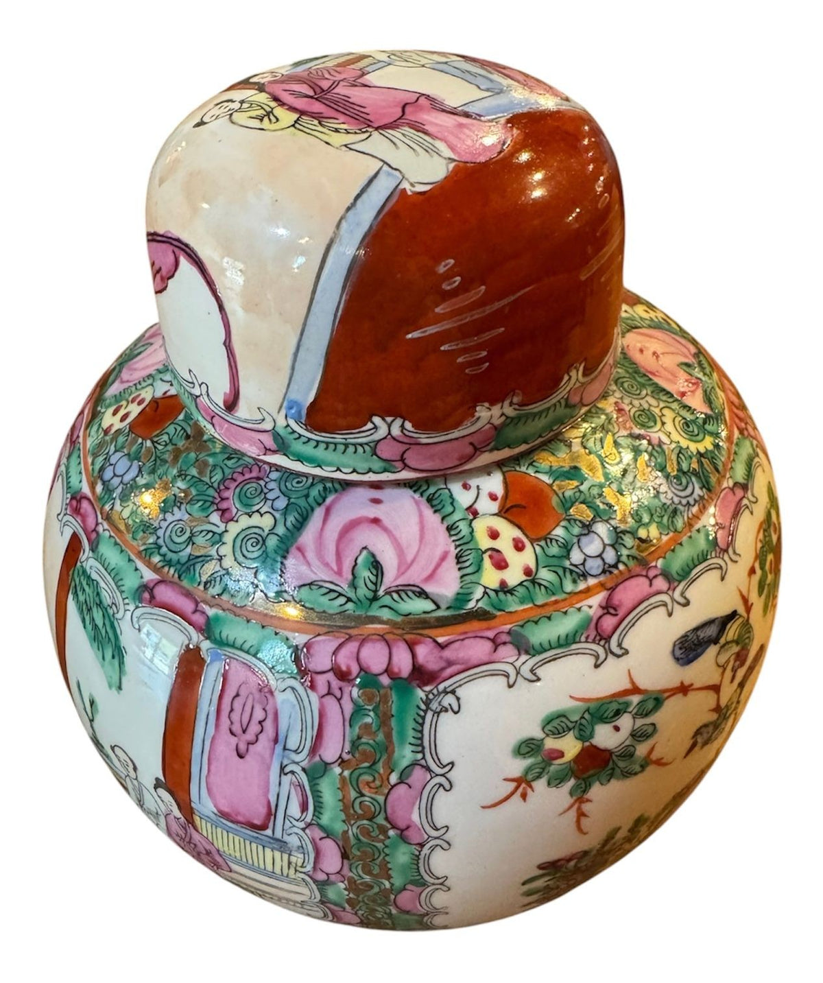 Famille Rose Ginger Jar