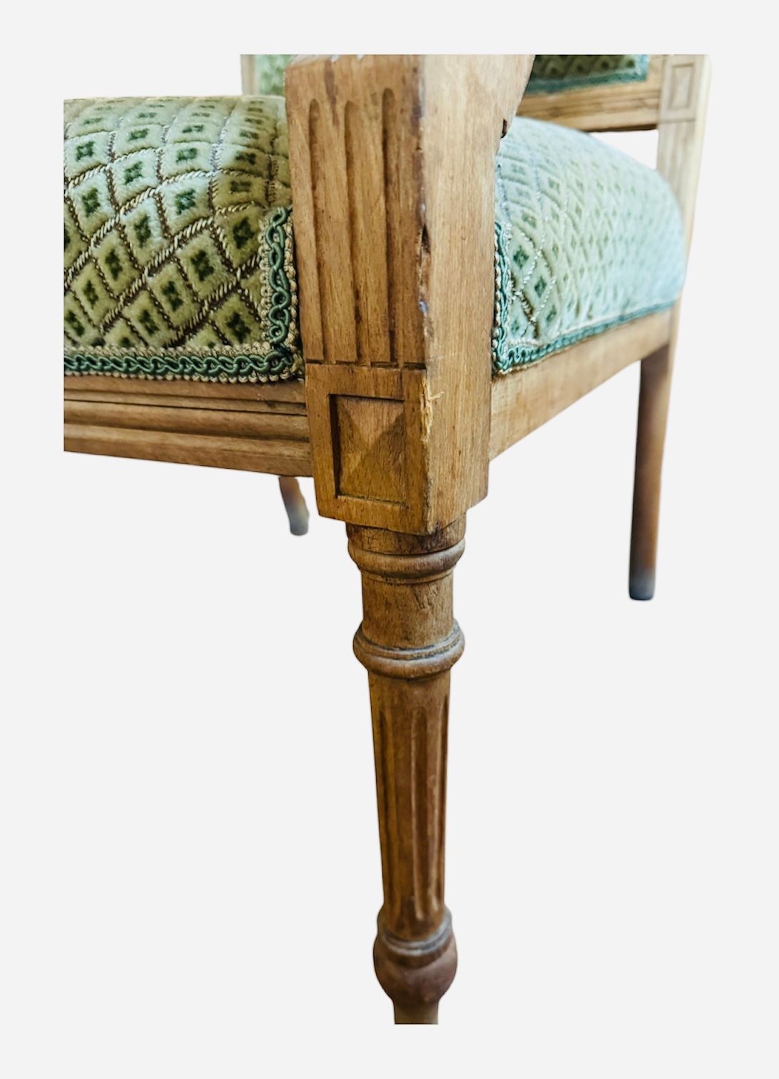 Pair of Antique French Arm Chairs Louis XV