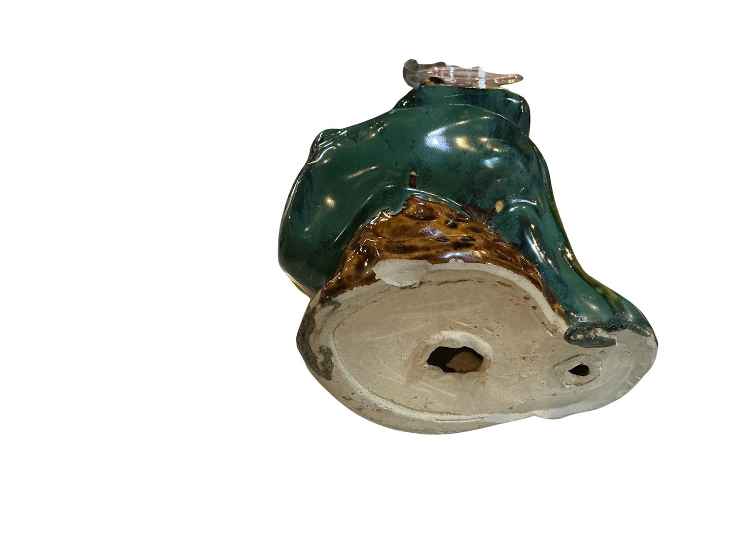 1930’s Majolica Terra Cotta Frog