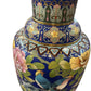 Exceptional Pair of Chinese Cloisonné Vases with Carved Stands