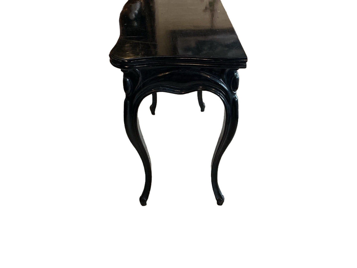 Rococo Ebonized Game Table Circa 1900