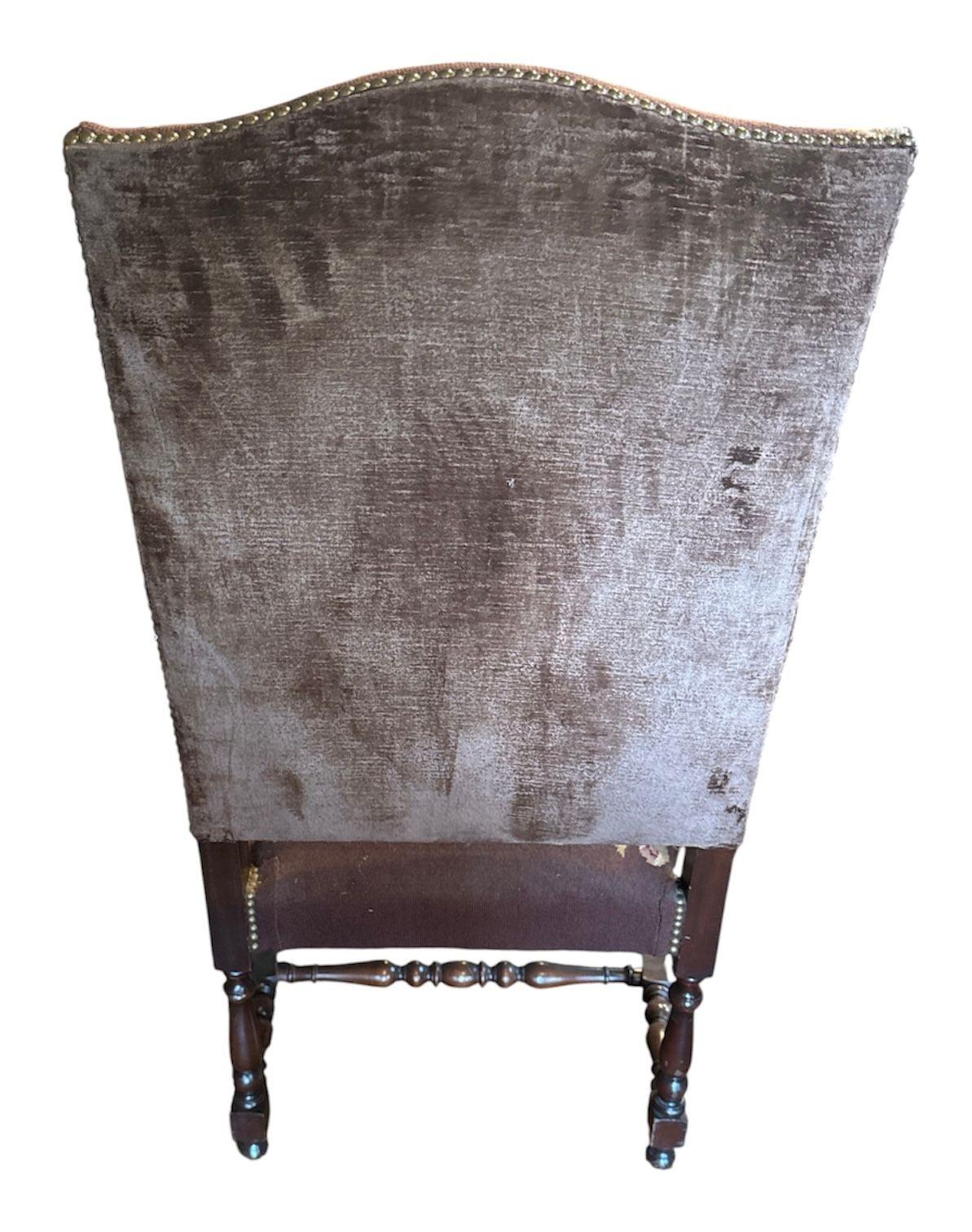 Circa 1880 Continental Arm Chair with Tapestry