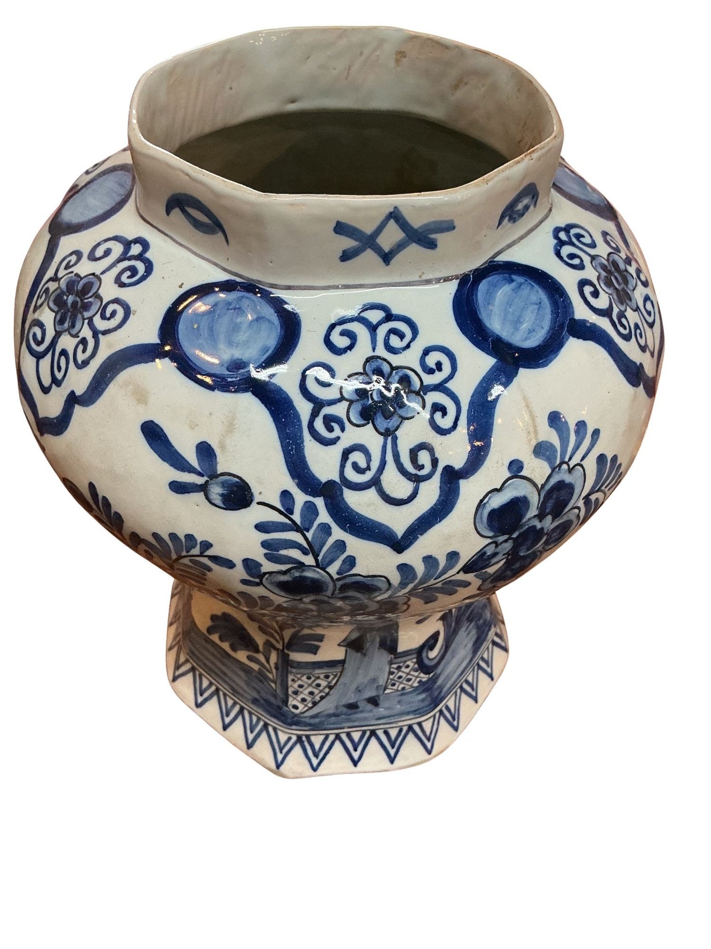 18th Century Johannes van Duijn Dutch Ceramic Vase