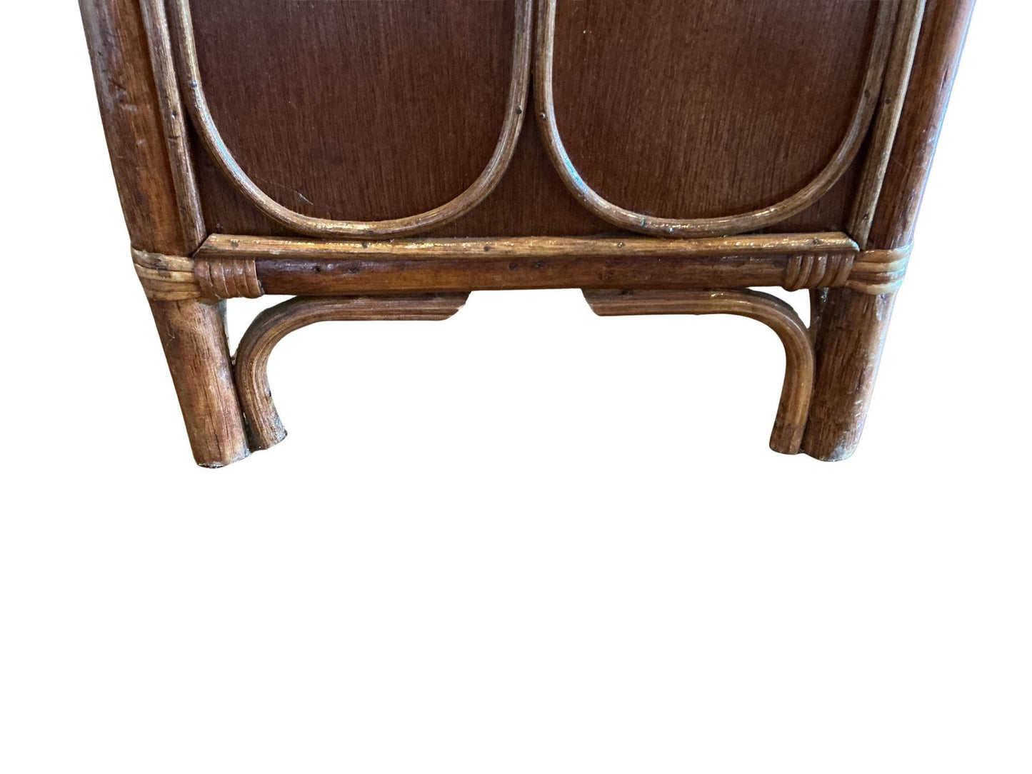 Mid Century French Designer Bamboo Cabinet