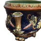 Belgian Majolica Cache Pots Circa 1900
