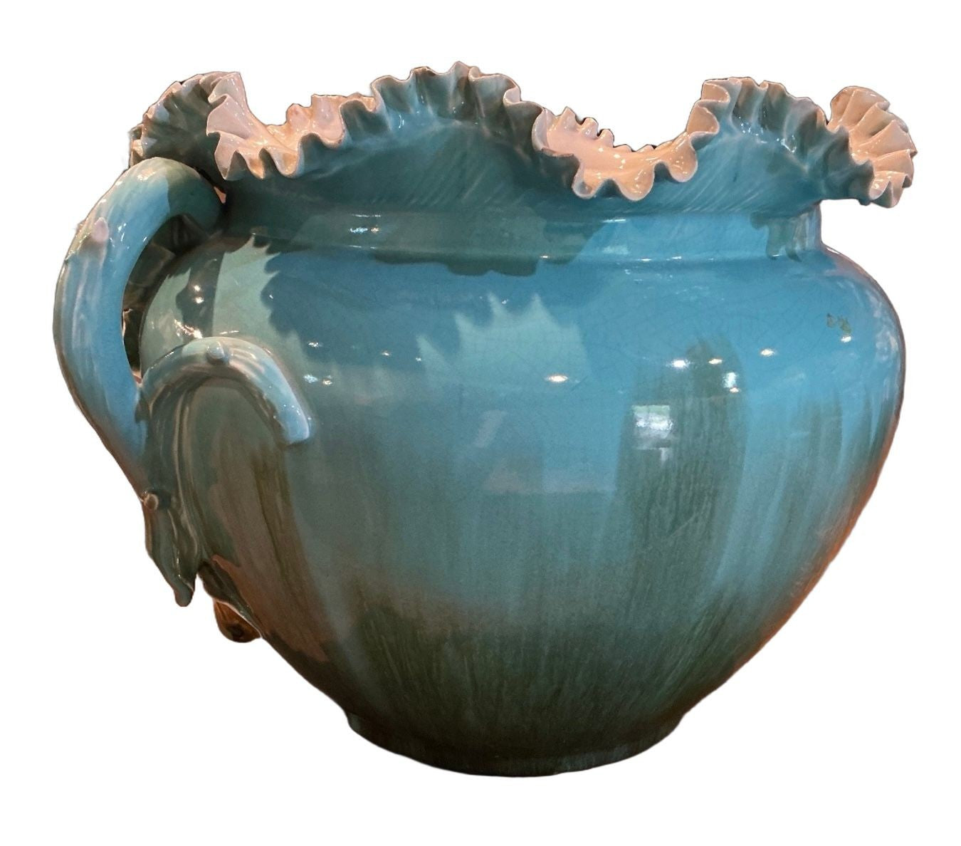 Large Majolica Jardiniere Circa 1900