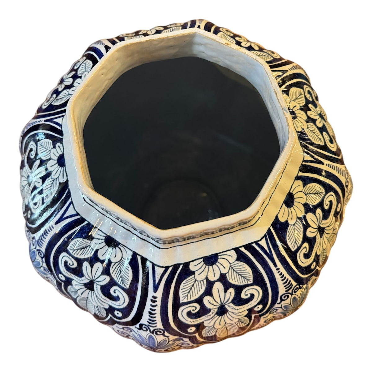 19th Century Monumental Delft Ginger Jar