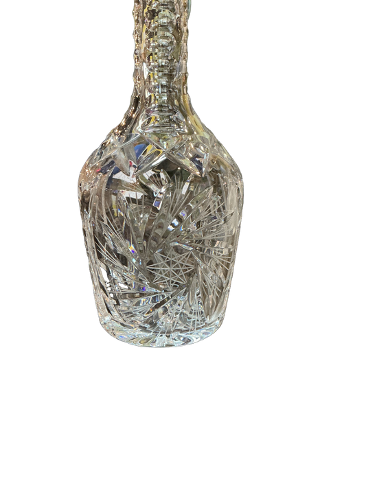 Bohemian Heavy Cut Crystal Decanter “Jubilee” Pattern