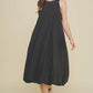 Bubble Hem Midi Dress