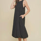 Bubble Hem Midi Dress