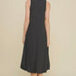 Bubble Hem Midi Dress