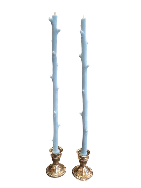 Hickory Robin Blue Stick Candles