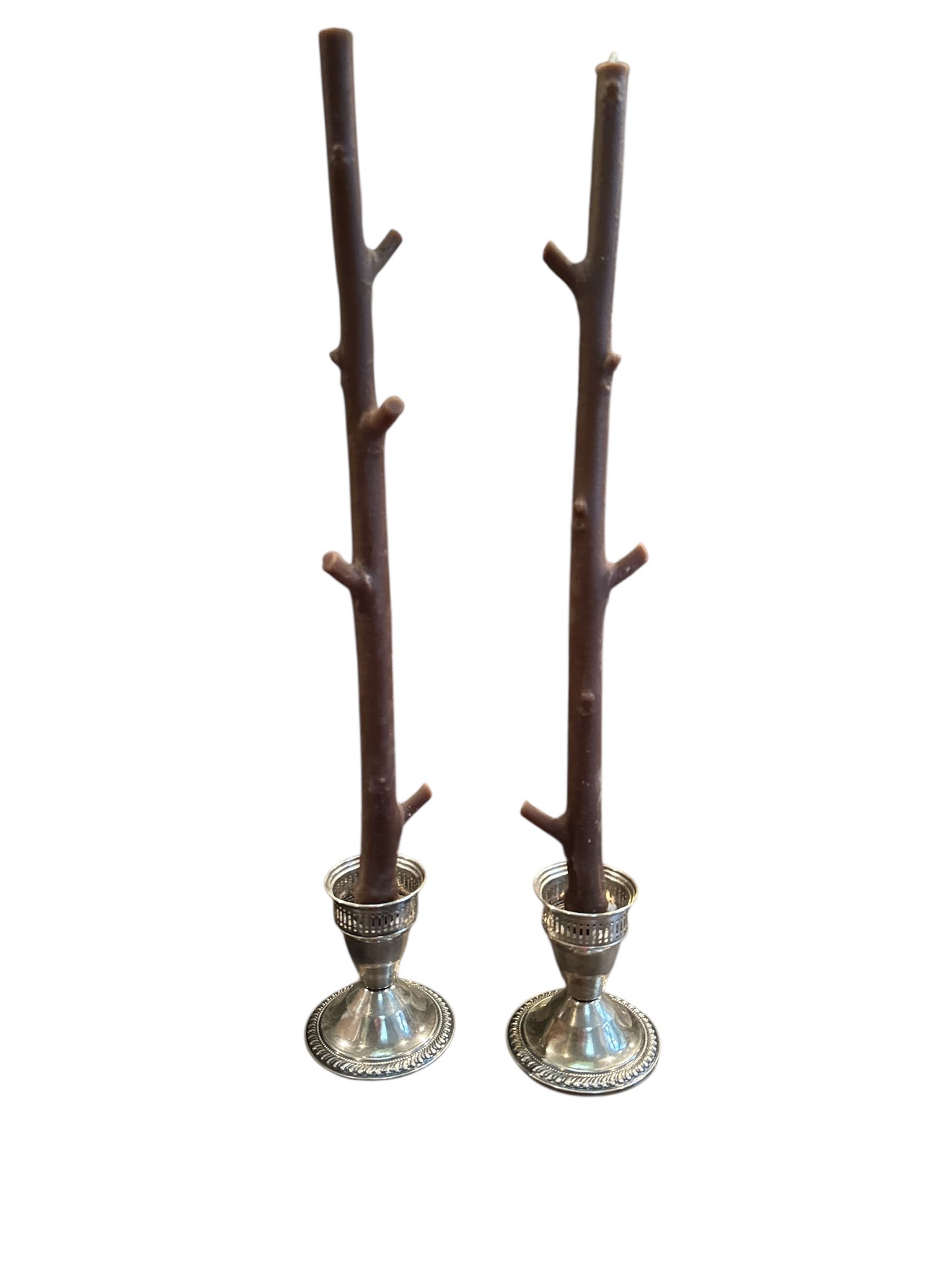 Maple Honeysuckle Brown Stick Candles