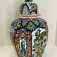 Boch Delft Urn and Vases