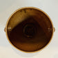 Pottery Urn with Metal Accents
